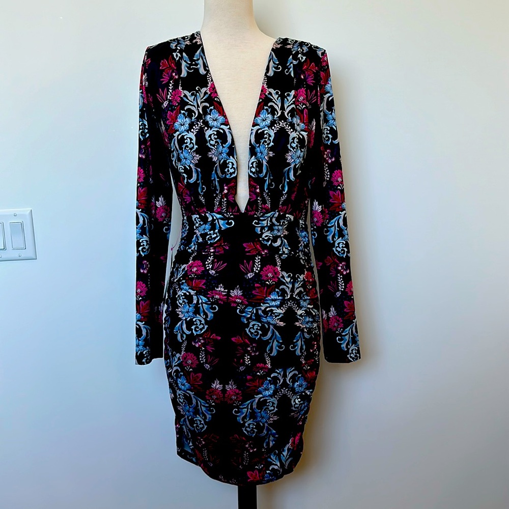 BEBE Baroque Garden Dress
